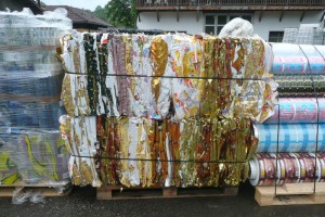 PP foils printed rolls-bale